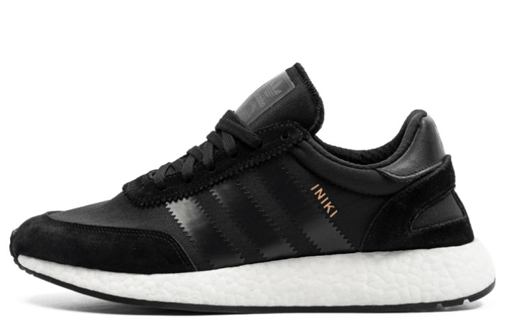 Кроссовки ADIDAS Iniki Runner Black White BY9730 черные