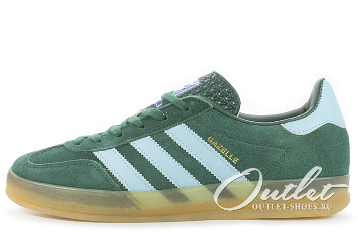 Кроссовки Adidas Gazelle Green Mint  зеленые