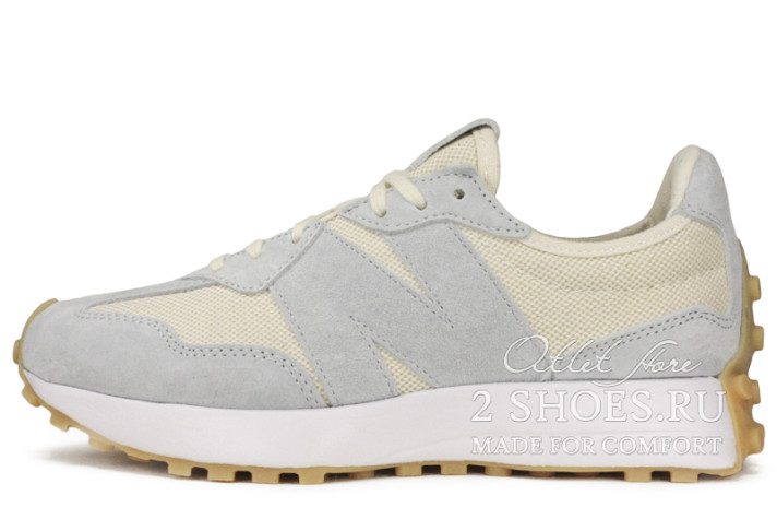 Кроссовки New Balance WS327UND Un-Dyed Blue  голубые