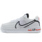 Кроссовки Мужские Nike Air Force 1 React White Black University Red