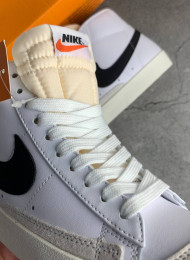 Кроссовки Nike Blazer Mid 77 VNTG White Black живое фото 3